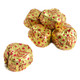 45 gold foil peanut butter filled chocolate hearts, tiny red hearts, creamy milk chocolate, smooth peanut butter.