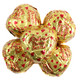 45 gold foil wrapped peanut butter filled milk chocolate hearts with tiny red hearts, Valentine's Day candy.