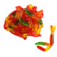 Multi-colored gummy worms, fruity flavored. Approximately 75 classic gummy worms per pound.