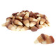 Smores Candy Corn, bite-sized, brown, tan, and white, 250 pieces per pound.