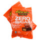 Reese's Peanut Butter Cup Sugar Free 3oz bag, miniature chocolate peanut butter cups with brown and tan layers.