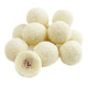 Creamy white chocolate Sugar Cookie Bites with fine sugar dust, approx 115 pieces per pound. Koppers Chocolate, USA.