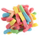 image of mini sour candy neon gummy worms bulk unwrapped dessert toppings