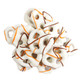 Fall Yogurt Pretzels. Mini pretzels, creamy white yogurt coated, with festive orange and brown drizzles. Sweet and salty.