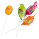 Assorted flavors of Bon Bon Boom Sour Lollipops arranged in a candy display