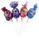 Assorted berry Bon Bon Boom Lollipops arranged in a bulk display