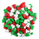 Red, white, green mini Christmas bell pressed candies. Approx 625 pieces per pound. Great for holiday candy dishes, gingerbread houses.