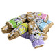 image of dark chocolate easter candy bunnies foil wrapped chocolates madelaine