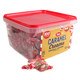 Goetze's Caramel Creams Vanilla, 100 piece 2.5lb tub. Chewy brown caramel, creamy vanilla bullseye center.