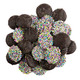 image of dark chocolate easter candy nonpareils baking dessert toppings basket