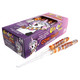24 individually wrapped Cow Tales unicorn-shaped vanilla caramel lollipops, light brown and white.