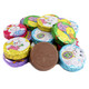 Palmer Bunny Munny Double Crisp chocolate coins, approx 48 per pound, in colorful festive Easter wrappers for egg hunts.