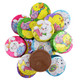 Palmer Bunny Munny Double Crisp Chocolate Coins, crisp chocolatey, festive Easter bunny wrapping, approx 48 per pound.