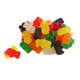 Sugar Free Gummy Bears, bright rainbow colors, fruity flavored, approx 130 bears per pound.