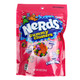 Rainbow Nerds Gummy Clusters, vibrant crunchy candy bites with chewy centers, assorted lemon, strawberry, grape flavors.