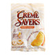 Creme Savers Orange & Creme hard candy, 3oz bag, vibrant orange & white swirled pieces, individually wrapped.