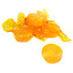 Colombina Butterscotch Hard Candy, individually wrapped in bright yellow, approximately 80 pieces per pound.