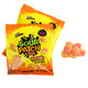 Sour Patch Kids Peaches 3.56oz bag, orange gummy peach-shaped candies with a sour coating.