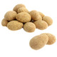 Orange Koppers Pumpkin Pie Almonds, white chocolate dipped, graham cracker crust, approximately 100 per pound.