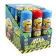 12 Mega Slime Lickers 2.0 sour blue raspberry and red strawberry candy, large size.