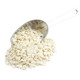 Bulk white snowflake shaped sprinkles for Christmas cupcakes, winter themed cookies, and candy buffets.