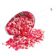 Valentines Sprinkle Mix, red, pink, white sprinkles for cookies, baked goods, and Valentine's Day treats.