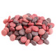 Unwrapped Razzles Berry Mix candy and gum, bulk, approx 360 pieces per pound, red, blue, and pink colors.