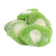 Sour Gummy Kiwi Candy, bright green slices, sweet, sour, citrusy, approx 75 pieces per pound.