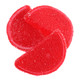 Unwrapped Cherry Jelly Candy Slices, bright red, 5LB box. Sweet cherry flavor, approximately 90 individual slices.