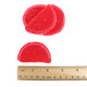 Unwrapped, bright red, juicy cherry jelly candy slices, soft, sweet, 5LB bulk box, old-fashioned. Approx. 90 slices.