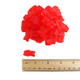 Vibrant red Strawberry Gummy Bears, approx. 125 pieces per pound, sweet and fruity gummy candy.