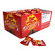 Hot Zots Strings Fiery Cinnamon 24 Piece hard candy, vibrant red, spicy with a fizzy center.
