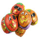Palmer Plumpkin Pals, vibrant orange jack-o-lantern face milk chocolate Halloween candies, individually foil-wrapped.