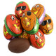 Palmer Plumpkin Pals, vibrant orange jack-o-lantern milk chocolates, individually foil-wrapped, 45 pieces per pound.
