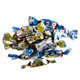 Coffee Rio Sugar Free Hard Candy Mix, original and latte flavors, brown and cream colored, approx 87 pieces.