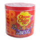 Chupa Chups Lollipops Drum, 60 assorted lollipops in Strawberry, Orange, Watermelon, Cola, Creamy Strawberry flavors.