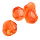 3D Gummy Peaches, realistic peach shape, vibrant orange and yellow colors, chewy gummy candy.