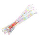 Colorful Smarties candy necklaces, individually wrapped, multi-color sweet beads, stretchy cord, retro bulk candy, 20 per pound.