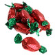 Sweet strawberry bon bons, old-fashioned hard candy, individually wrapped in red strawberry wrappers, approx 60 pieces per pound.