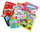 Assorted colorful College Candy Gift Box, 30+ premium candies including Fun Dip, Pop Rocks, Nerd Clusters.