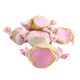 Taffy Town Glazed Donut Salt Water Taffy. Light brown, sweet, chewy pieces, approx. 60 per pound.