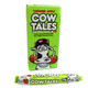 Box of 36 Caramel Apple Cow Tales featuring green and caramel swirl chewy candy with a creamy center.