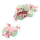 Individually wrapped pink & green striped Salt Water Taffy. Strawberry kiwi flavor, approx. 65 pieces per lb.