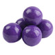 Deep purple shiny grape gumballs, 1-inch diameter, approx 50 per pound.