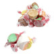 Taffy Town Autumn Mix Salt Water Taffy, 65 pieces per pound, assorted orange, brown, yellow, red fall colors, USA.