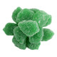 Green spearmint leaves jelly candies, sugar-sanded, chewy, refreshing. Approx. 45 pieces per pound, ideal for holidays.