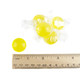 image of arcor sugar free lemon hard candy yellow