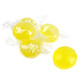 Arcor Sugar Free Lemon Hard Candy, individually wrapped yellow drops, approx 75 per pound. Tangy citrus flavor, sugar-free.