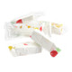 Individually wrapped Jujube Nougat Candy, soft white nougats with colorful orange, lime, cherry, lemon jelly jubes.