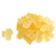 Yellow Pineapple Gummy Bears, sweet tropical flavor, approx 125 bears per pound, perfect for parties.